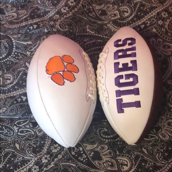 Clemson Tigers Autograph Footballs - Picture 3 of 3